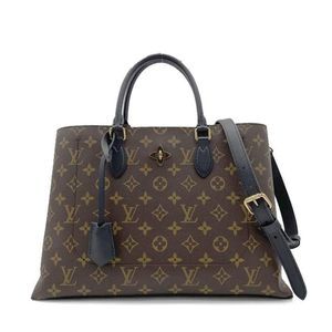 Louis Vuitton Flower Tote 2 Way Shoulder Bag Monogram Noir